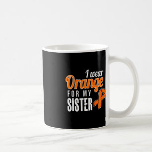 Ik Draag Sinaasappel voor mijn zus Leukemia Awaren Koffiemok