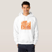 Ik Draag Sinaasappel voor MS bij multipele scleros Hoodie (Voorkant volledig)