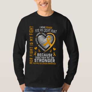Ik Draag Sinaasappel voor Tante Multiple Sclerose  T-shirt