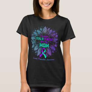 Ik draag teal & paars voor mijn moeder Suïcideprev T-shirt