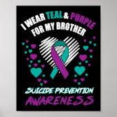 Ik Draag Tealandpurple voor mijn broer Suicide Pre Poster (Voorkant)