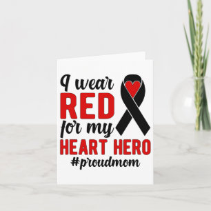 Ik Draag Trotse Chd Warrior Moeder Chd Bewustzijn Kaart