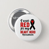 Ik Draag Trotse Chd Warrior Moeder Chd Bewustzijn Ronde Button 5,7 Cm (Voorkant /achterkant)