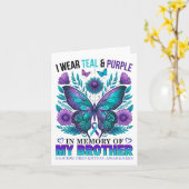Ik Draag Turkoois Paars Ter Herinnering Aan Mijn B Kaart (Gele Bloem)