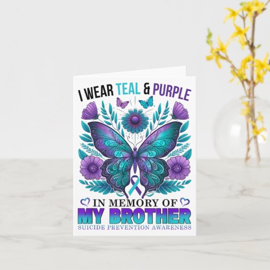 Ik Draag Turkoois Paars Ter Herinnering Aan Mijn B Kaart (Gele Bloem)