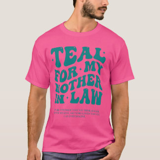 Ik draag turkoois voor mijn schoonmoeder PCOS-bewu T-shirt