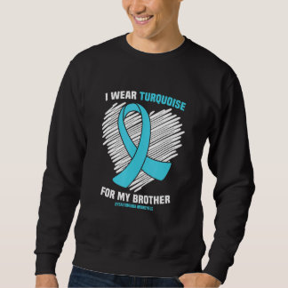 Ik Draag Turquoise voor mijn broer Dysautonomia Trui