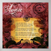 Ik draag uw oorspronkelijke, gemengde mediatart af poster (Voorkant)