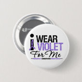 Ik Draag Violet voor mij Ronde Button 5,7 Cm (Voorkant /achterkant)
