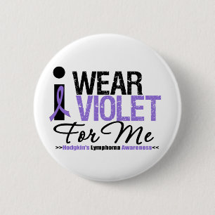 Ik Draag Violet voor mij Ronde Button 5,7 Cm