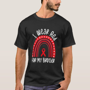 Ik Draag voor mijn broertje Stroke Awareness Boho T-shirt