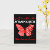 Ik Draag voor mijn kleindochter hersenaneurysma Kaart (Gele Bloem)