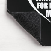 Ik Draag White voor mijn moeder Lung Cancer Awaren Muismat (Hoek)