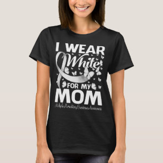 Ik Draag wit voor mijn moeder meerdere erfelijke T-shirt