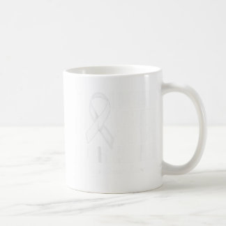 Ik draag wit voor mijn oma longkanker bewustzijn koffiemok