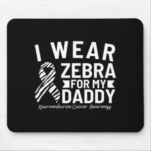 Ik draag zebra voor mijn vader neuro-endocriene ka muismat