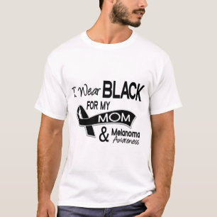 Ik Draag zwart voor mijn moeder 42 Melanoma T-shirt