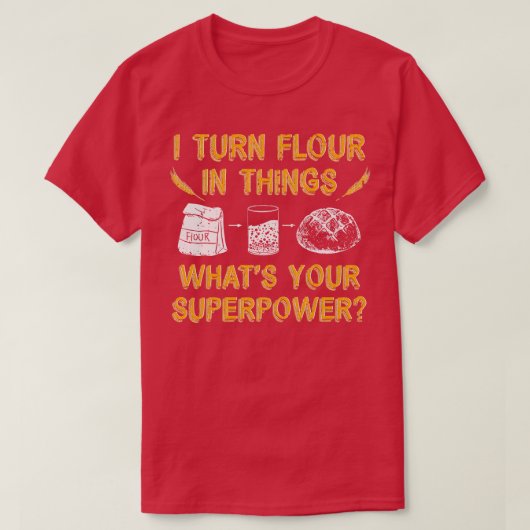 Ik draai de blokbakkerij om. t-shirt (Design voorkant)