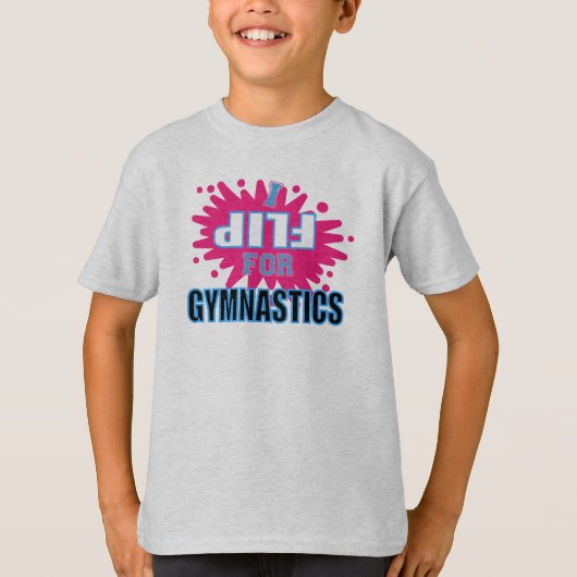 Ik draai om Shirt Gymnastiek (Voorkant)