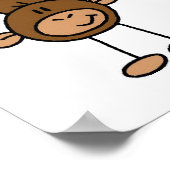 Ik draai over gymnastiek poster (Hoek)