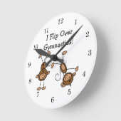 Ik draai over gymnastiek ronde klok (Hoek)