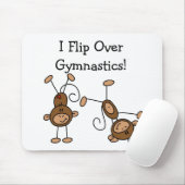 Ik draai over Gymnastiek Tshirts en geschenken Muismat (Met muis)