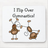 Ik draai over Gymnastiek Tshirts en geschenken Muismat (Voorkant)