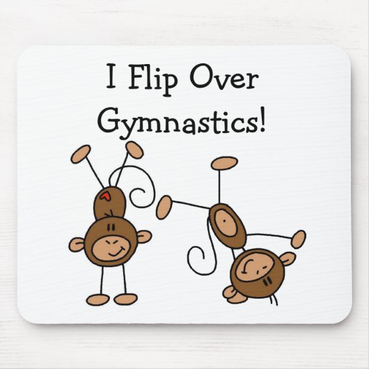 Ik draai over Gymnastiek Tshirts en geschenken Muismat (Voorkant)