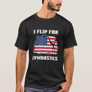 Ik draai voor gymnastiek, rugflip t-shirt