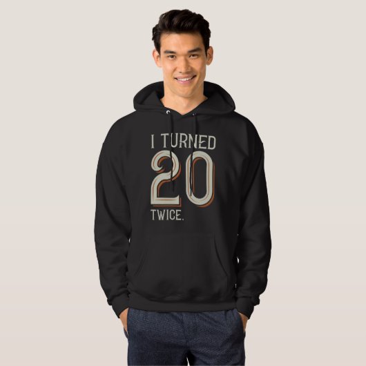 Ik draaide 20 maal hoodie (Voorkant volledig)