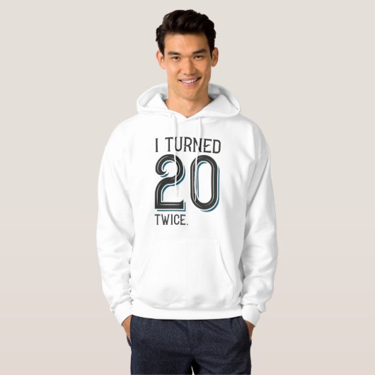 Ik draaide 20 maal hoodie (Voorkant volledig)