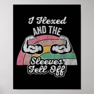 Ik draaide me om en de Sleeves vielen van 1 Poster