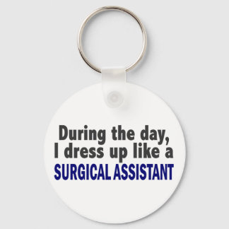 Ik dress op als chirurgische assistent sleutelhanger