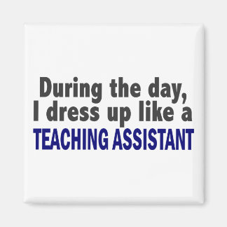 Ik dress op als docent-assistent magneet