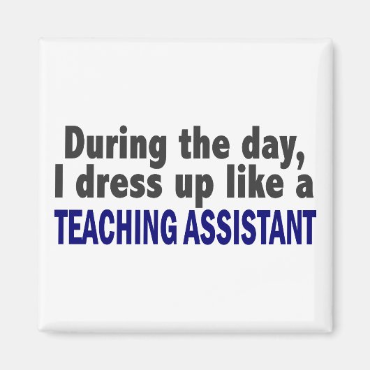 Ik dress op als docent-assistent magneet (Voorkant)