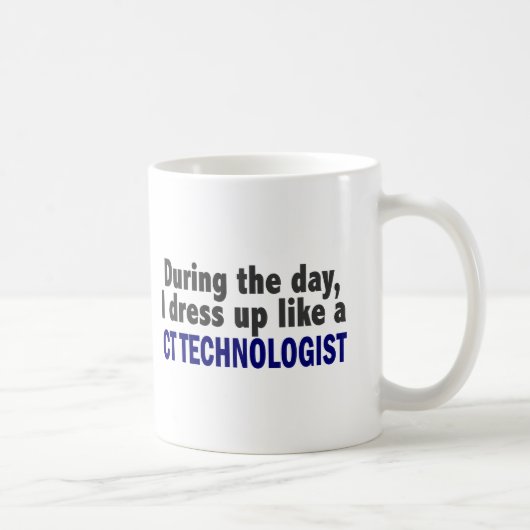 Ik dress op als een CT-technologiste Koffiemok (Rechts)