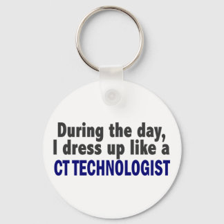 Ik dress op als een CT-technologiste Sleutelhanger