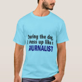 Ik dress op als journalist t-shirt (Voorkant)
