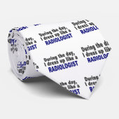 Ik dress op als radioloog stropdas (Opgerold)