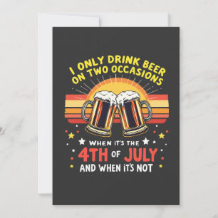 Ik Drink Alleen Bij Twee Gelegenheden Grappig 4 Ju Kaart