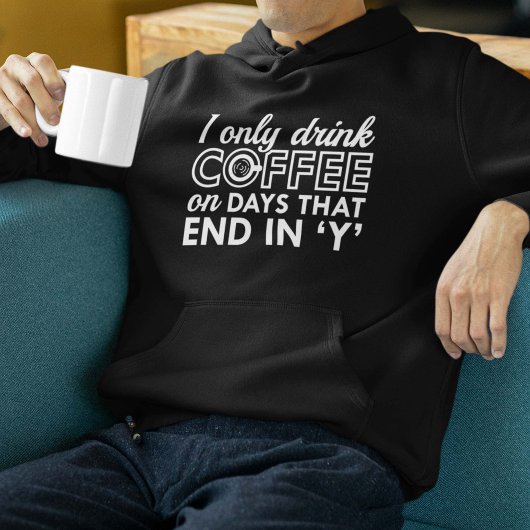 Ik Drink alleen koffie Hoodie