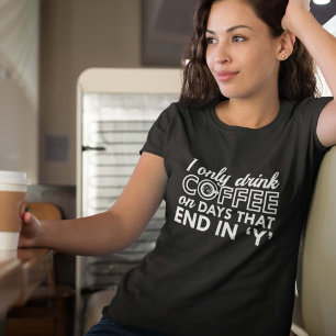 Ik Drink alleen koffie T-shirt