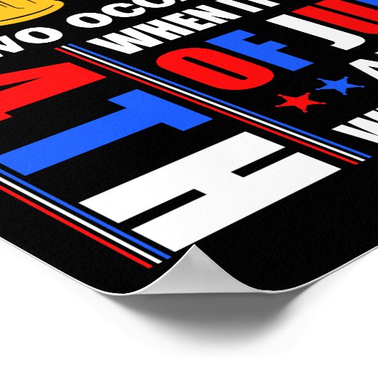 Ik Drink alleen op twee keer bier als het is Poster (Hoek)