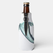 Ik Drink als een vis omdat ik een zeemeermin ben | Flesjeskoeler (Fles Achterkant)