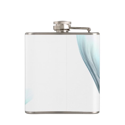 Ik Drink als een vis omdat ik een zeemeermin ben | Heupfles (Achterkant)