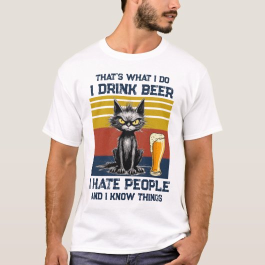 Ik Drink Beer T-shirt (Voorkant)