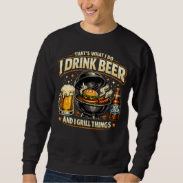 Ik Drink Bier en Gril Dingen T-shirt