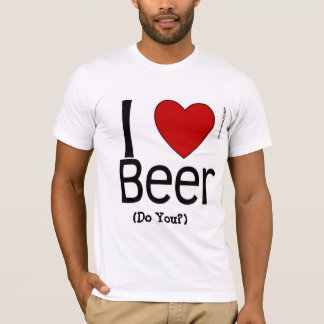 Ik drink bier (jij ook?) t-shirt