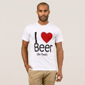 Ik drink bier (jij ook?) t-shirt (Voorkant volledig)