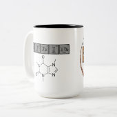 "Ik drink CoFFe periodiek" 15 oz koffie mok (Voorkant links)